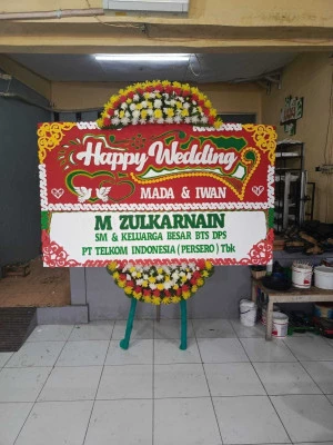 Papan Bunga di Alun Alun Jayapura
