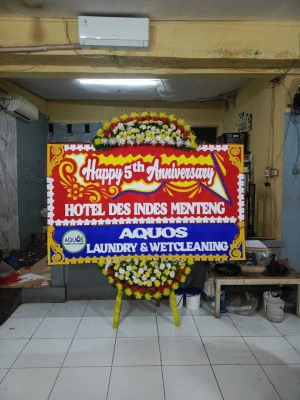 Papan Bunga di Alun Alun Jayapura